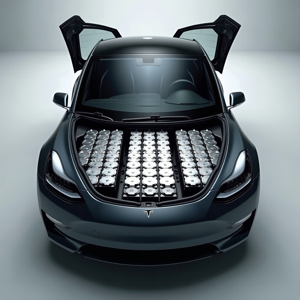 câte celule de baterie într-un tesla