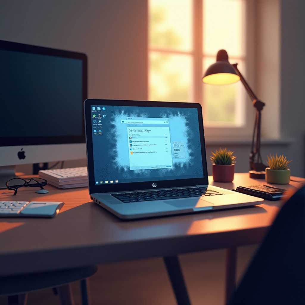 как принудительно завершить работу на HP