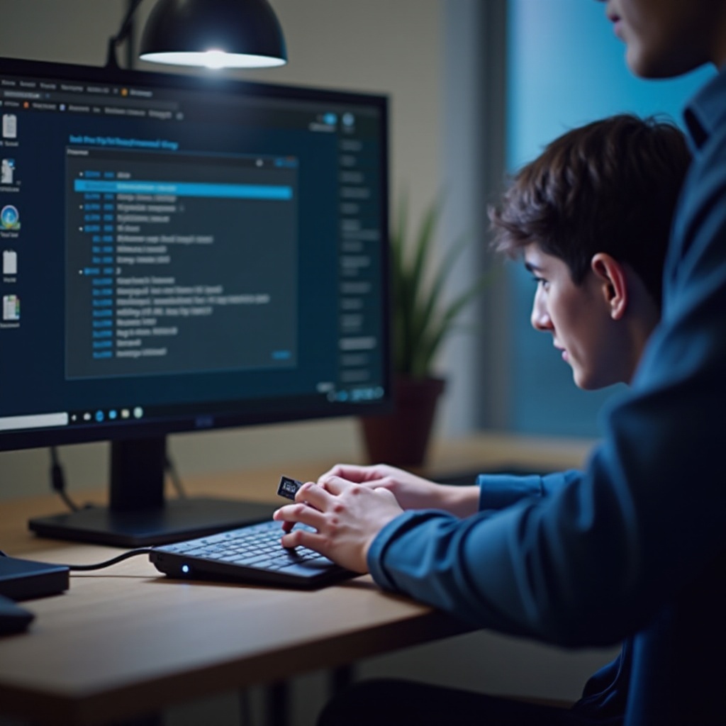 karta SD nie pokazuje się na komputerze