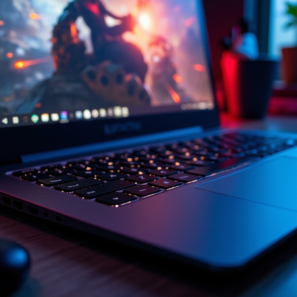 Laptop gamingowy z klawiaturą mechaniczną