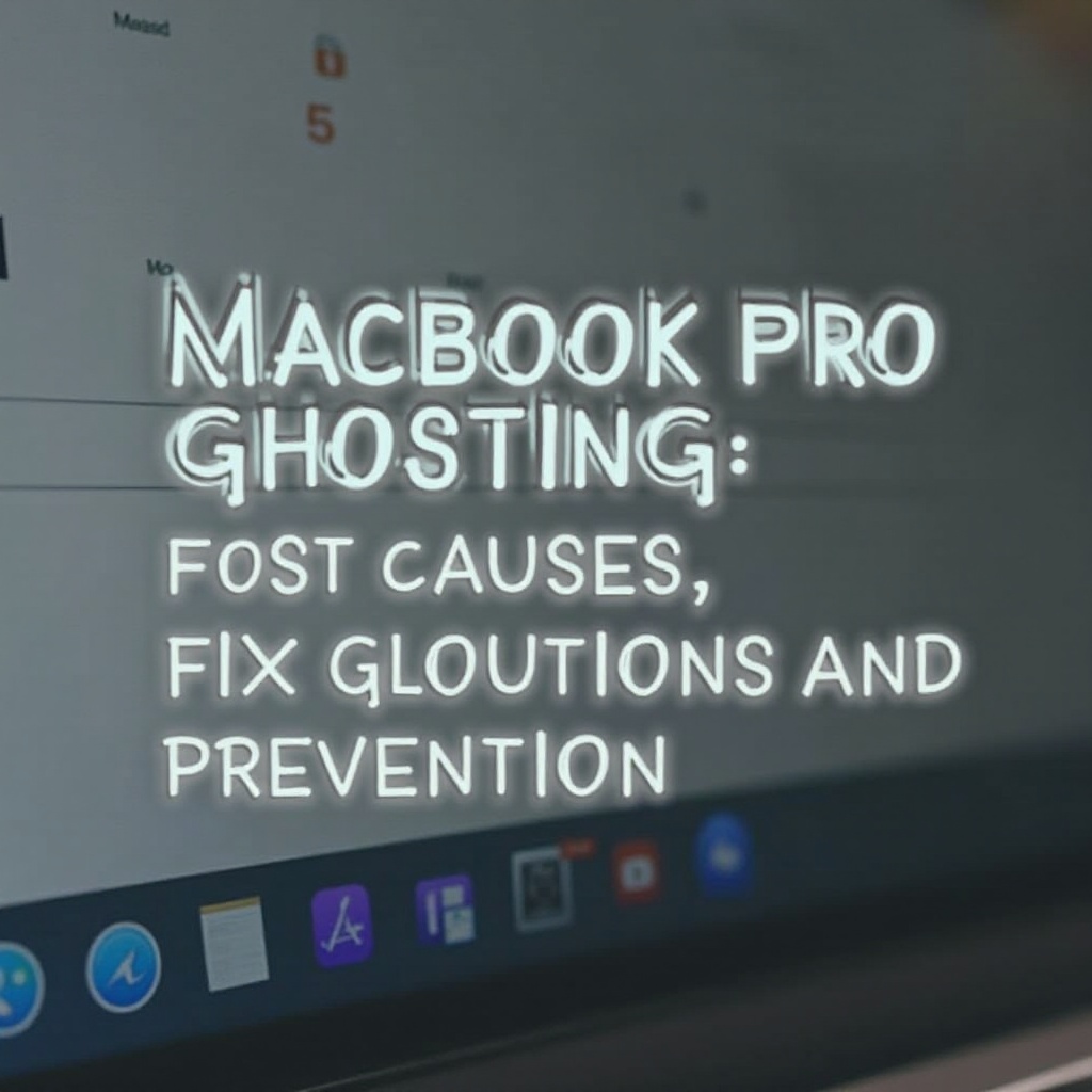 imagine fantomă pe macbook pro