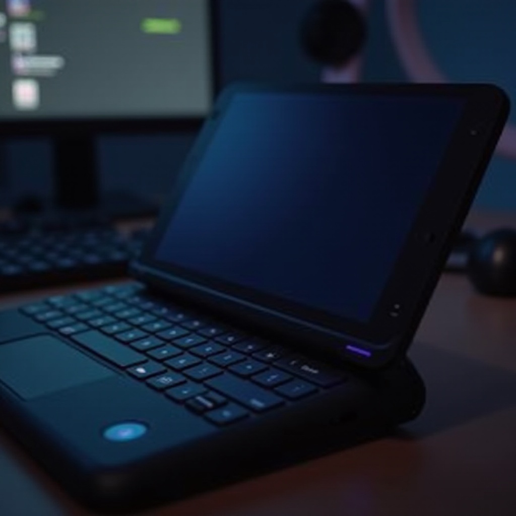 handheld gaming pc with keyboard