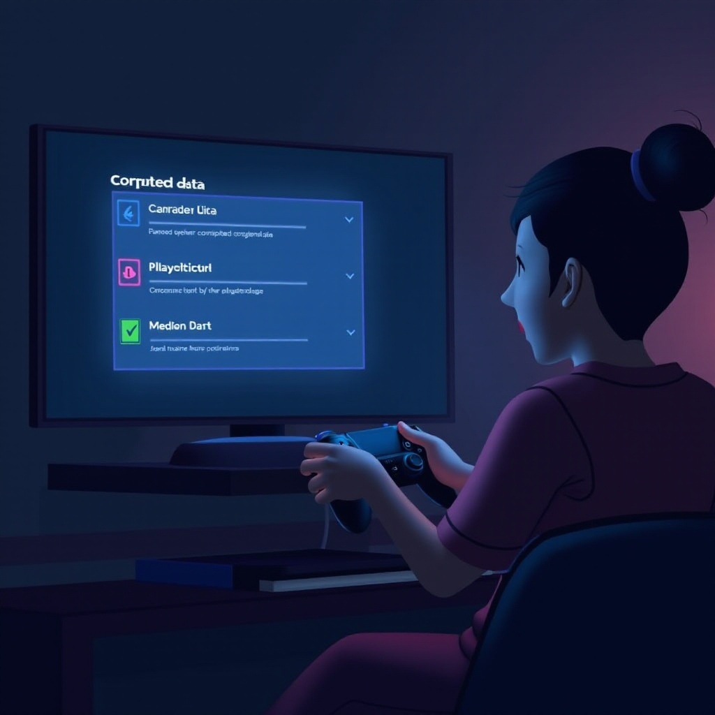 date corupte pe PS4