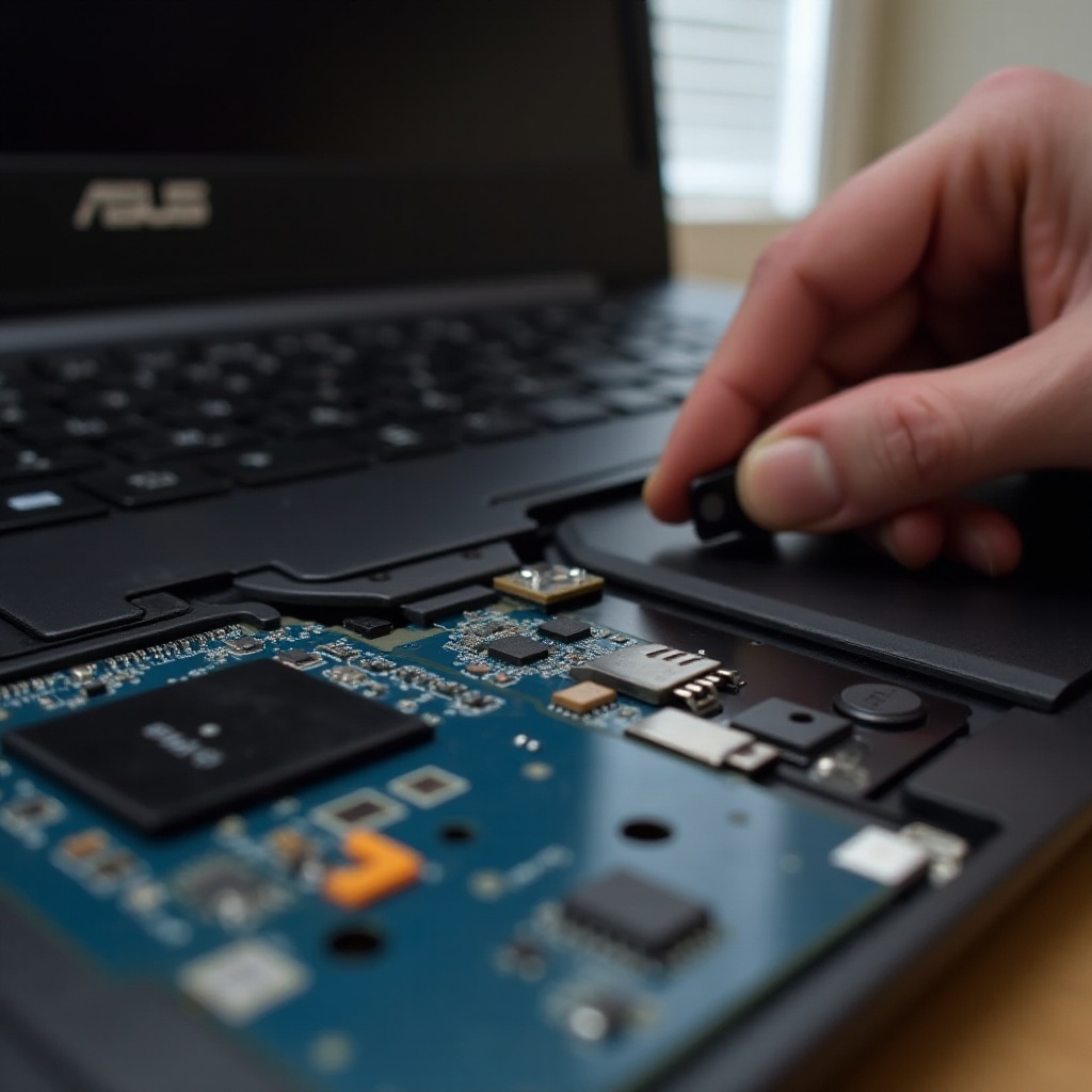 тракпад лаптопа Asus не ради