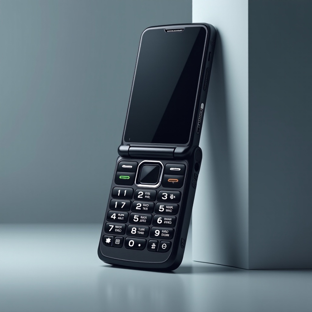 dotykový telefon s výklopnou klávesnicí