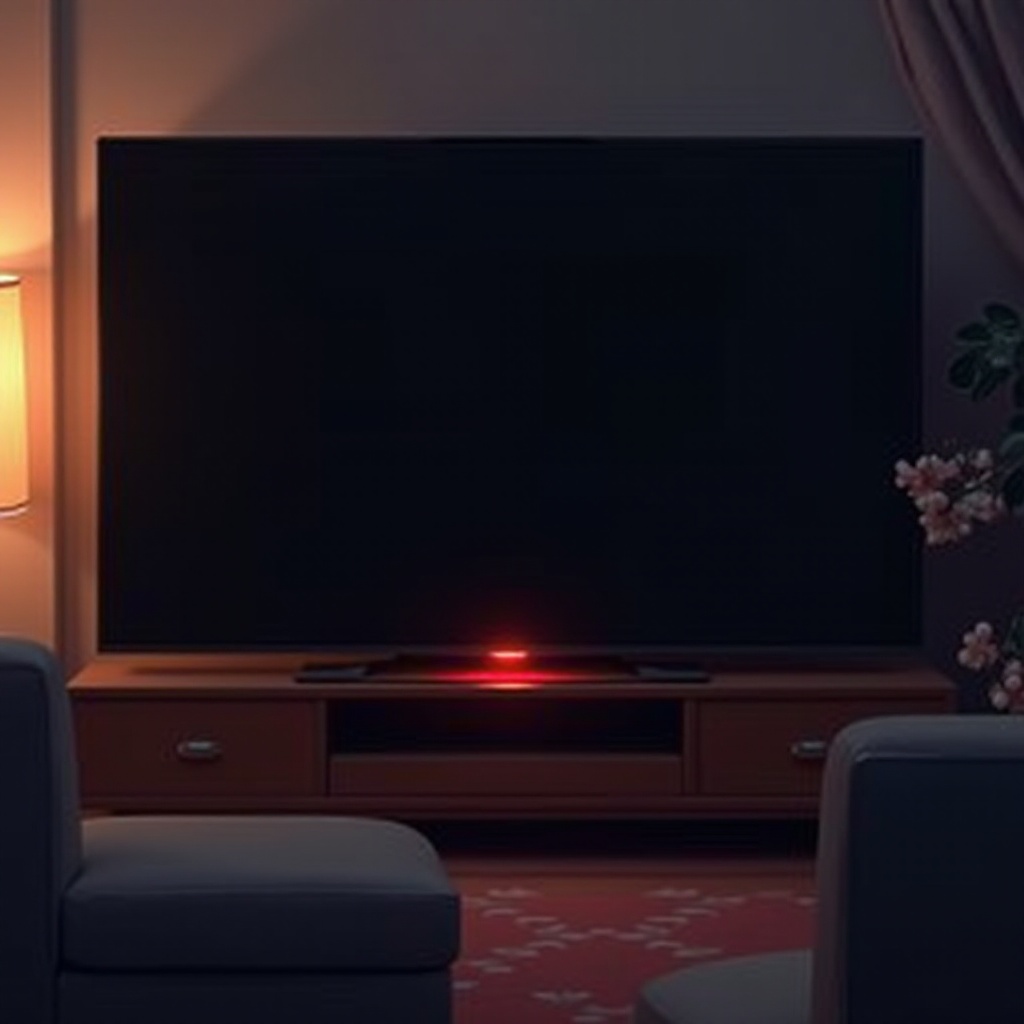 samsung tv se nezapne, červené světlo bliká