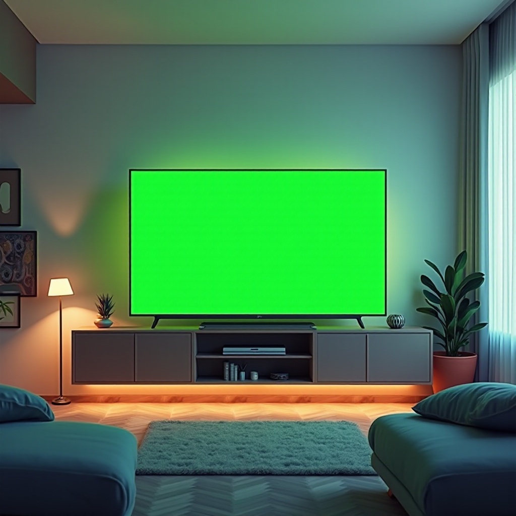 ecran verde pe televizorul LG