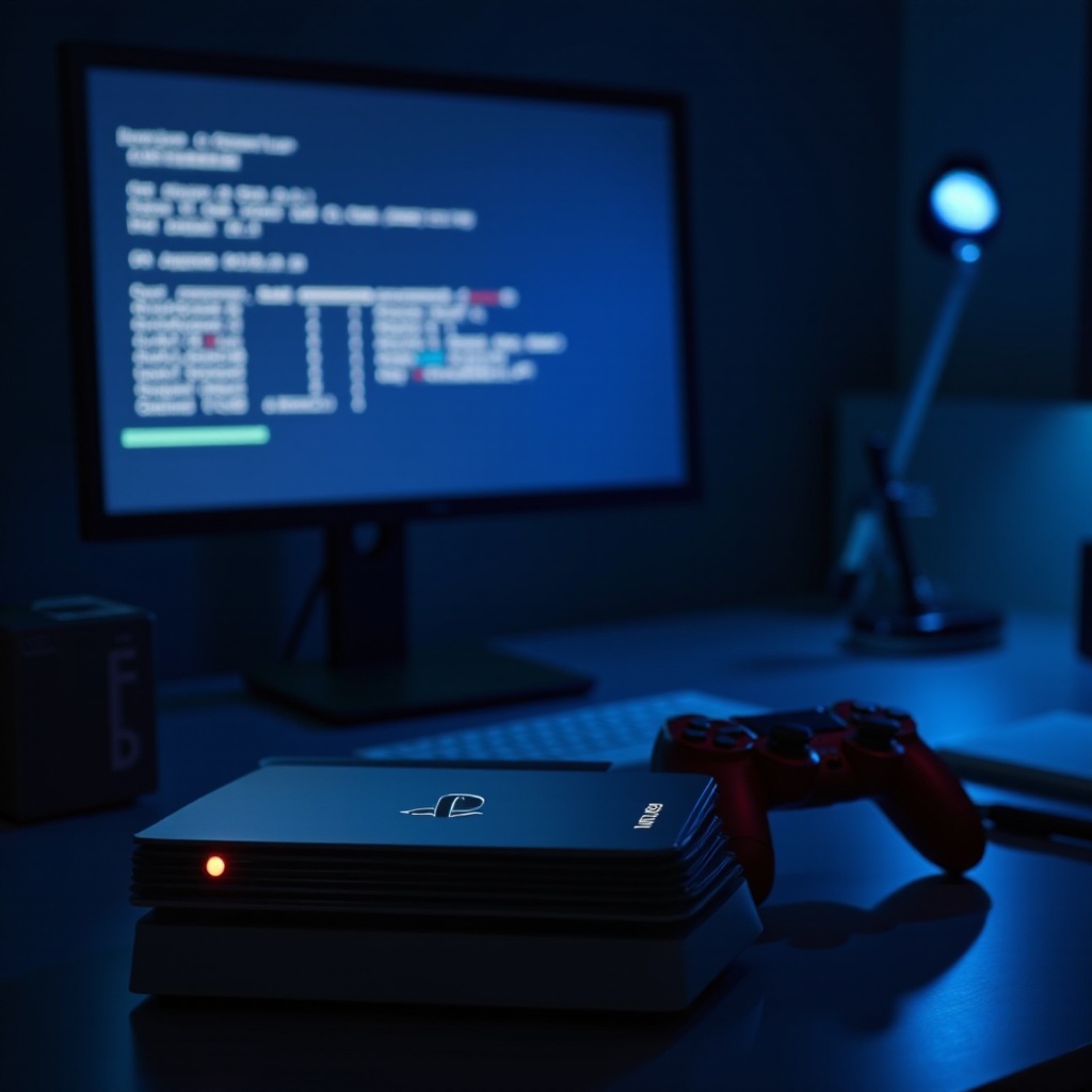 ps5 poškozená databáze