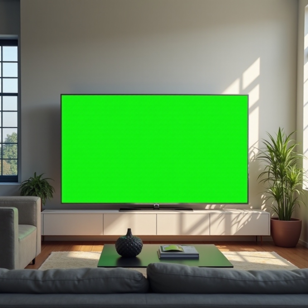 ecran verde pe televizorul LG