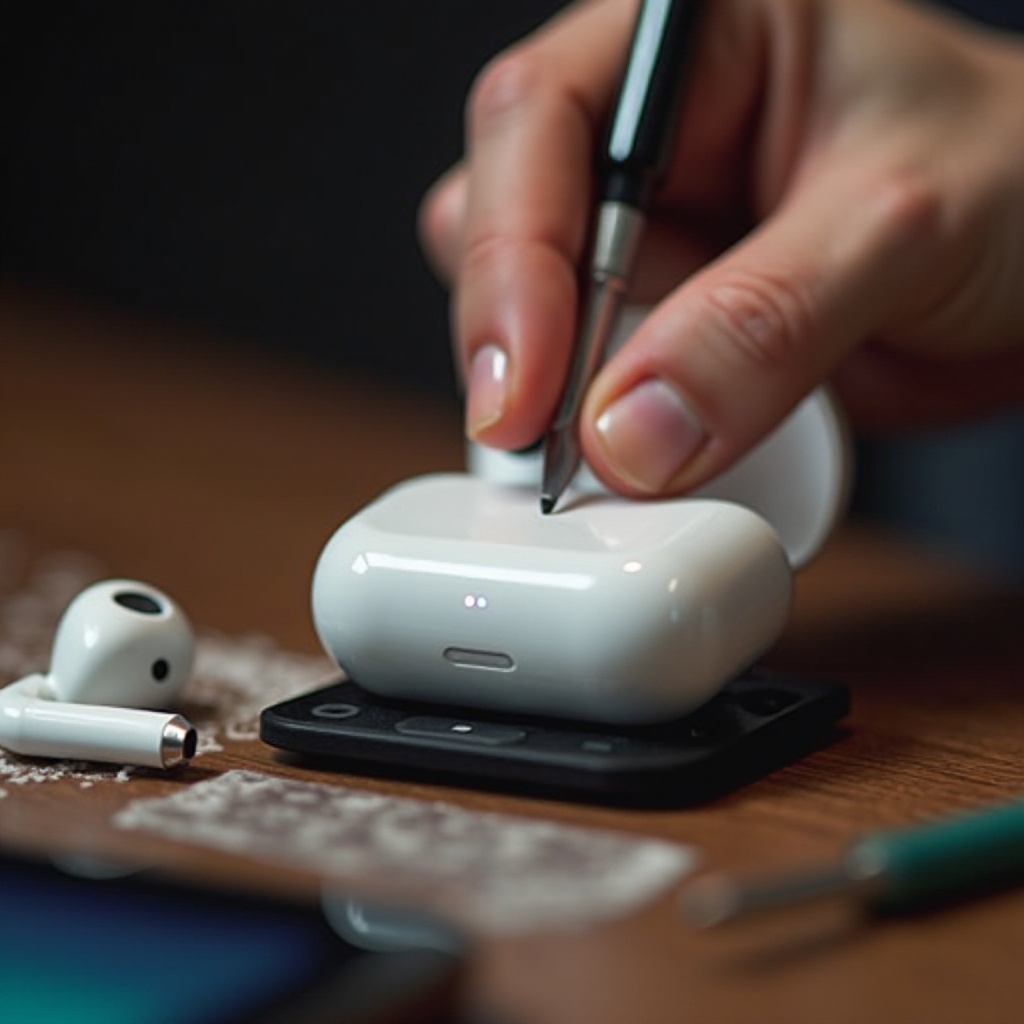 AirPods не заряжаются, нет света