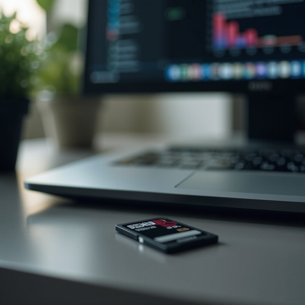 بطاقة SD لا تظهر على الكمبيوتر