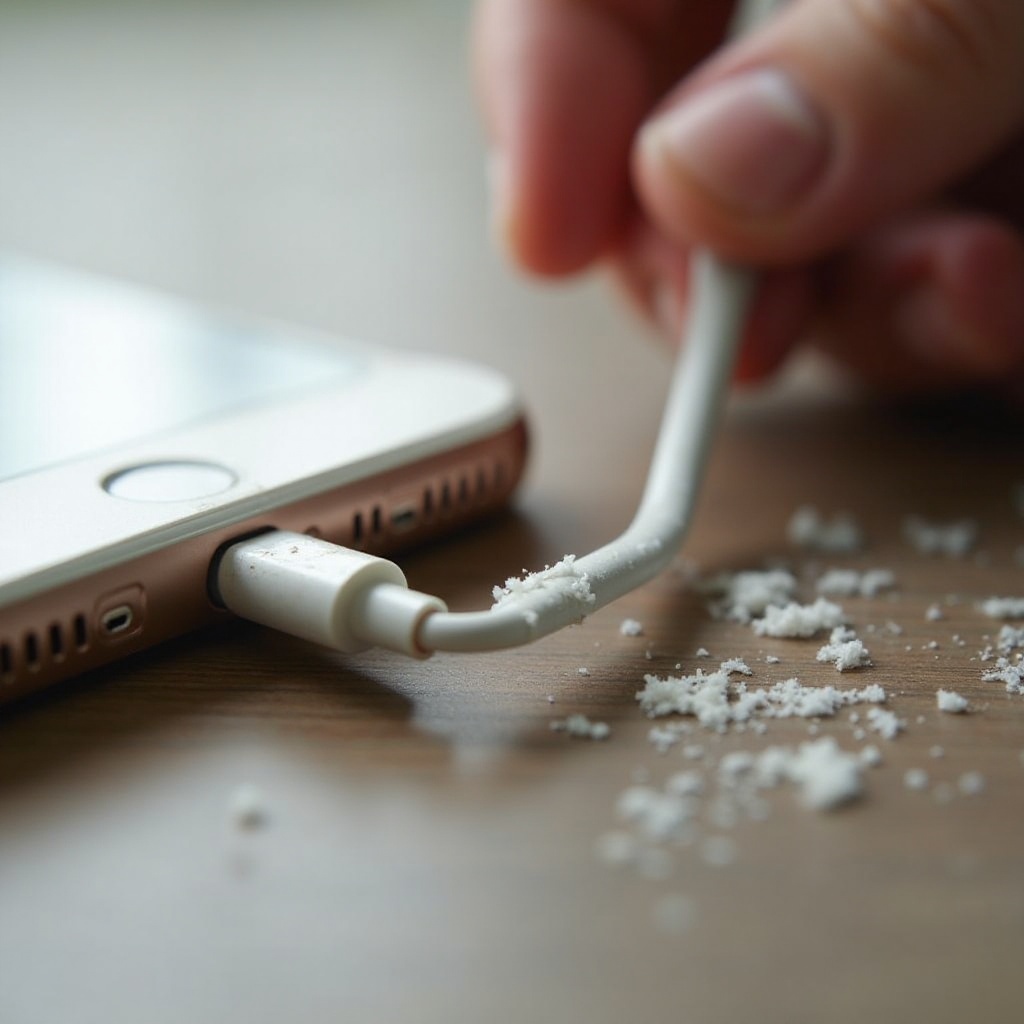 cum să curăț portul de încărcare pe iPhone-ul meu