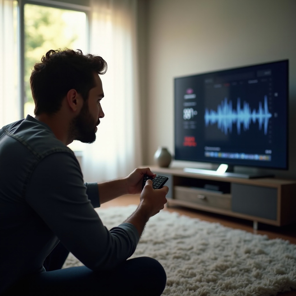 jak naprawić zniekształcony dźwięk na telewizorze Samsung