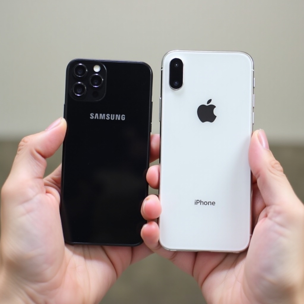 هل سامسونج جهاز يعمل بنظام iOS