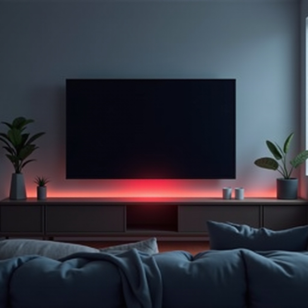 telewizor samsung nie włącza się, miga czerwona dioda