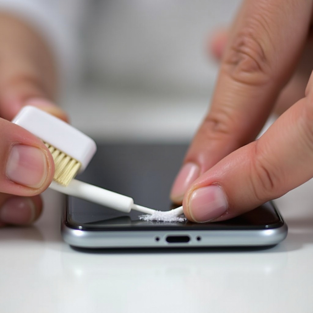 как да почистя порта за зареждане на моя iPhone