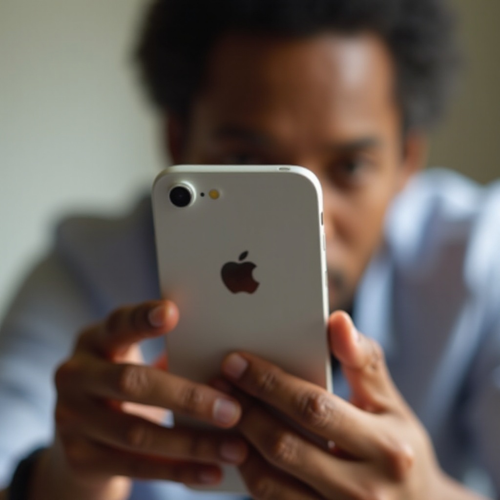 كاميرا iPhone SE لا تعمل