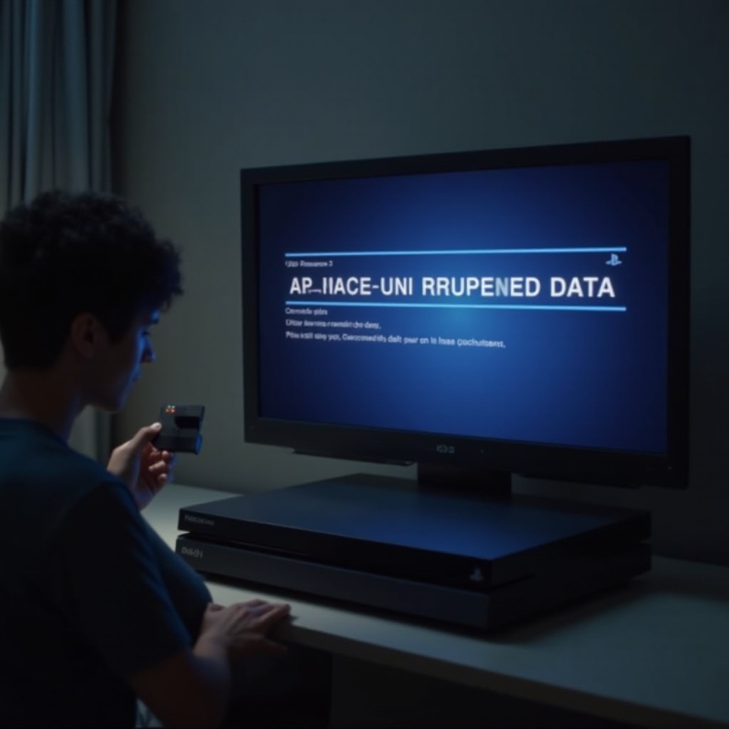date corupte pe PS4