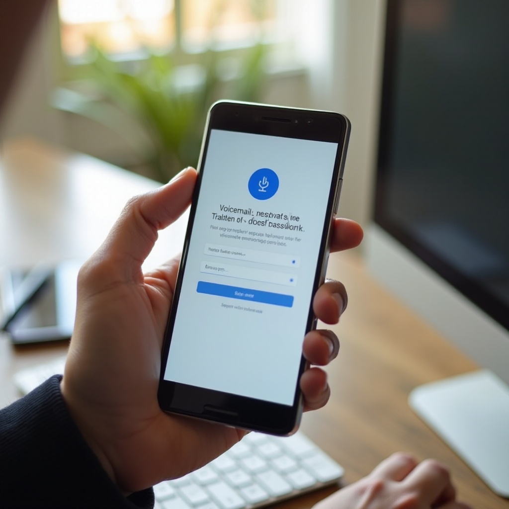am uitat parola pentru mesageria vocală Android