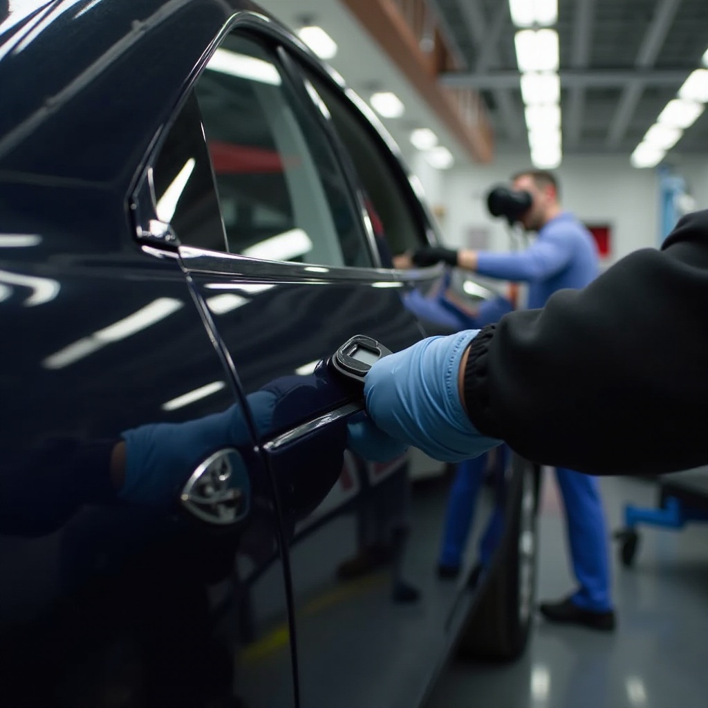 у tesla течет вода под моделью y