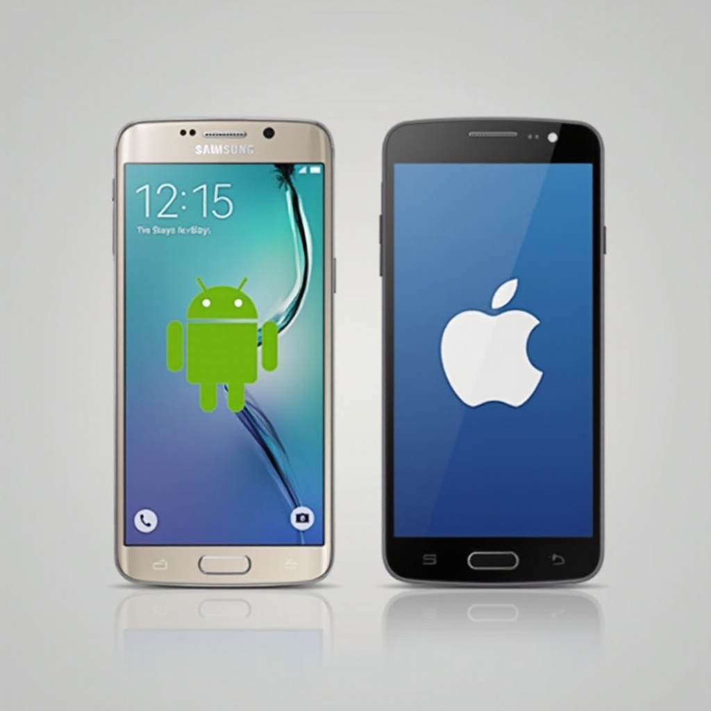 هل سامسونج جهاز يعمل بنظام iOS