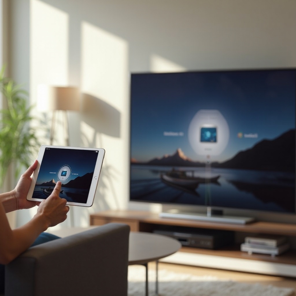 كيفية توصيل iPad بتلفزيون Samsung