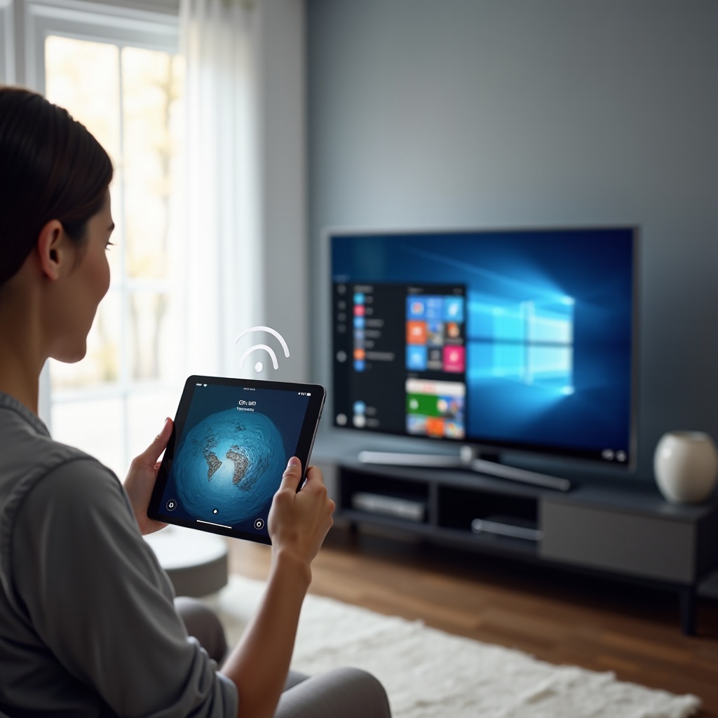 jak sparować iPad z telewizorem Samsung
