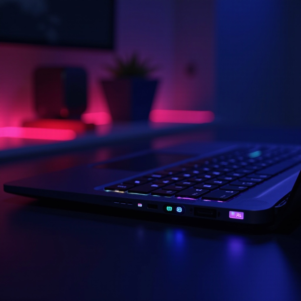 Laptop de gaming cu tastatură mecanică