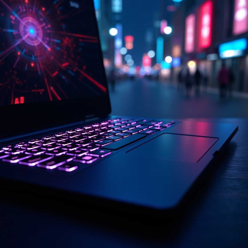 جهاز كمبيوتر للألعاب محمول باليد مع لوحة مفاتيح