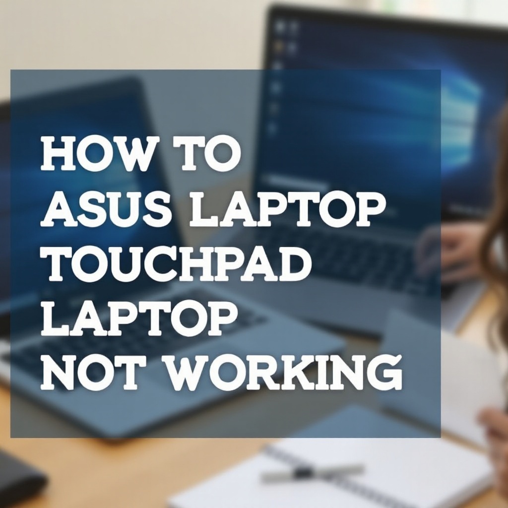 لوحة اللمس في حاسوب Asus المحمول لا تعمل