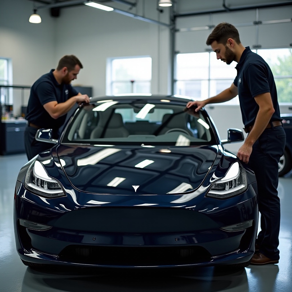 цена за подмяна на предното стъкло на застраховка tesla