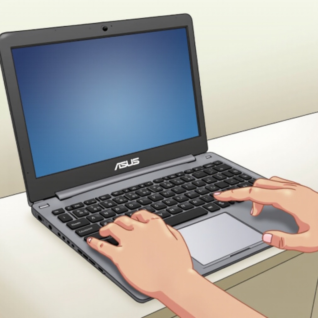 touchpad laptopu Asus nefunguje