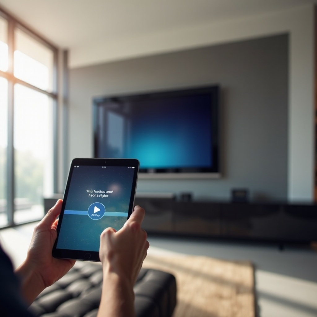jak spárovat iPad s televizorem Samsung