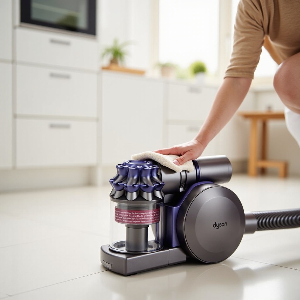 как почистить пылесос Dyson для животных