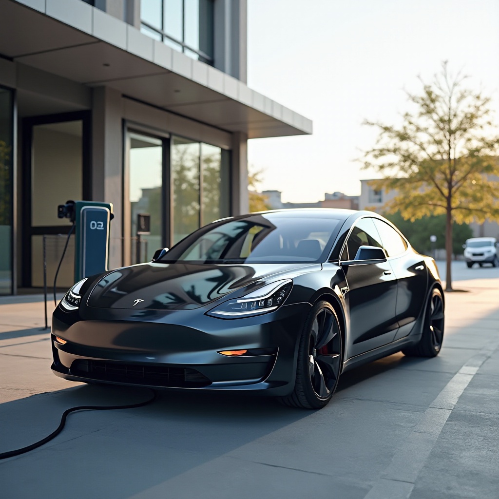 czy Tesla jest wyposażona w ładowarkę mobilną
