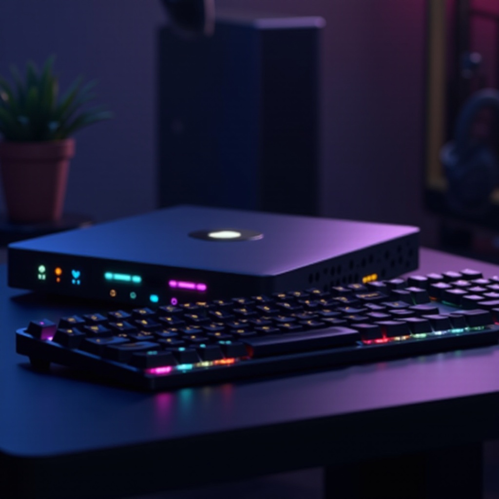 PC de jocuri portabil cu tastatură