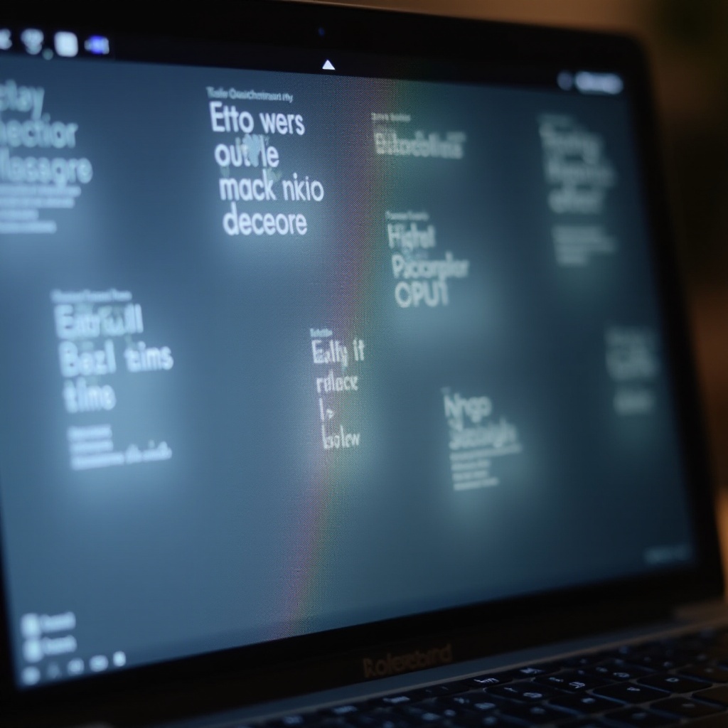 призрачные следы на macbook pro