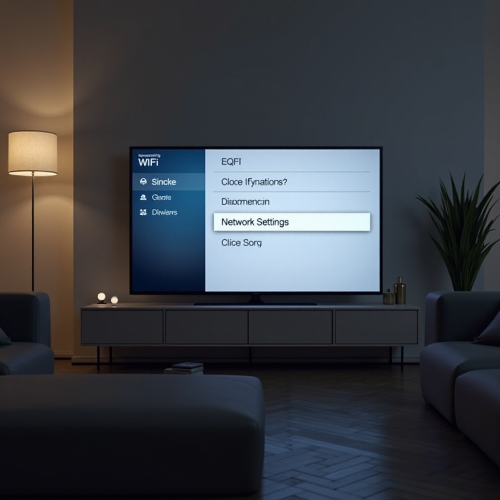 how to disconnect wifi from vizio tv