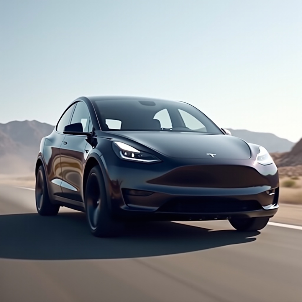 ускорение модели Y Tesla