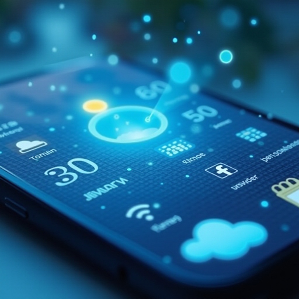 widget-urile de pe telefon consumă bateria