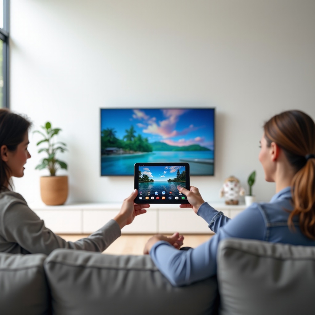 jak spárovat iPad s televizorem Samsung