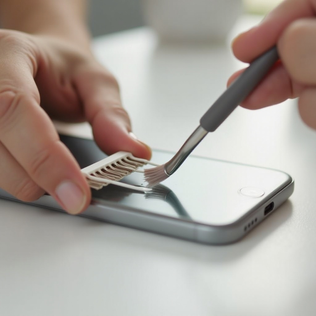 cum să curăț portul de încărcare pe iPhone-ul meu