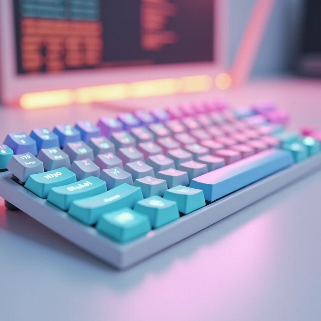 لوحة مفاتيح كمبيوتر لطيفة